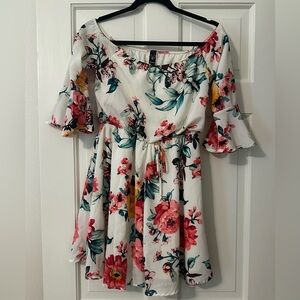 Floral Off-Shoulder Dress